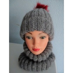 BONNET ET SNOOD ADULTE